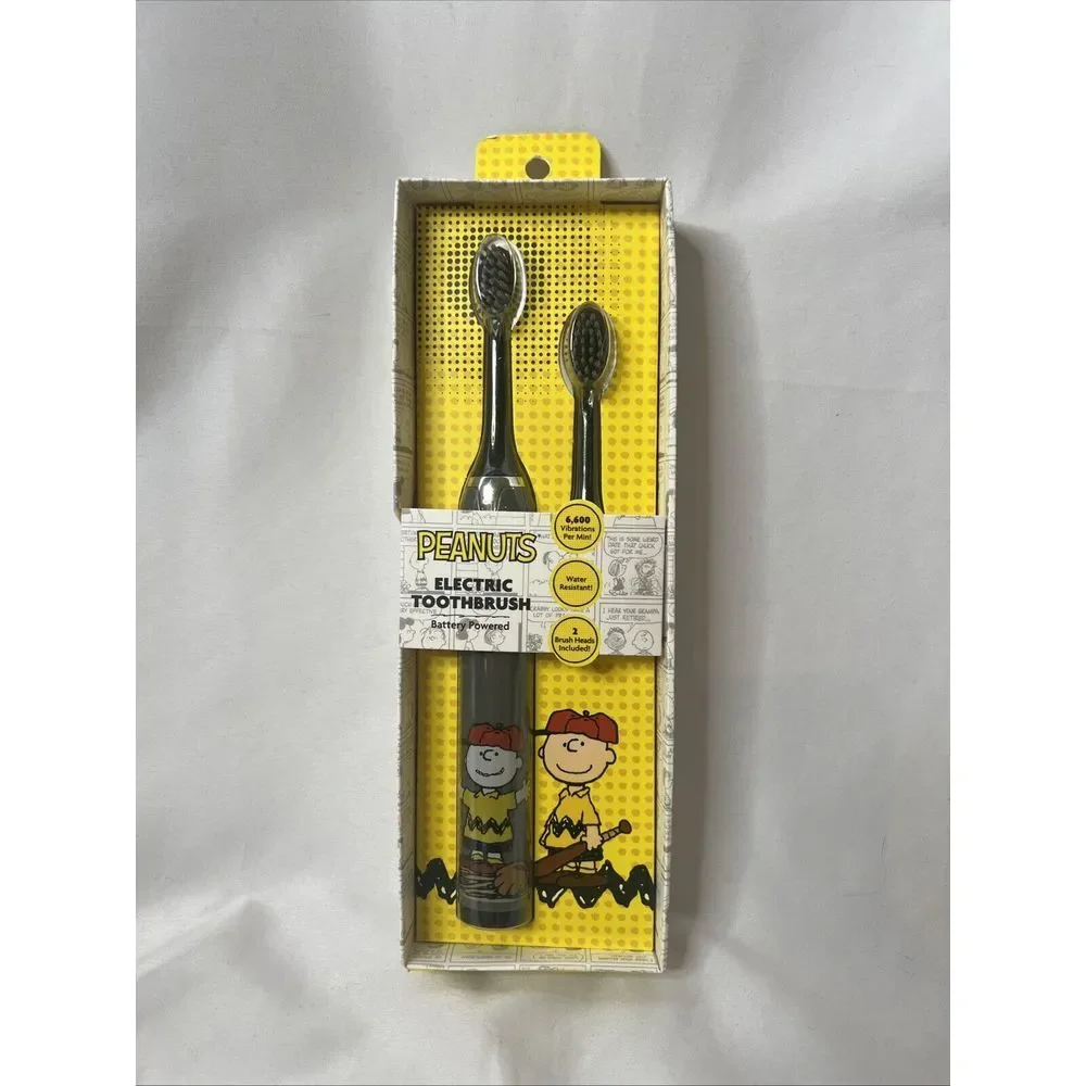 Peanuts charlie Brown Electric‎ Toothbrush w extra brush head